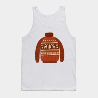 Christmas Sweater Tank Top